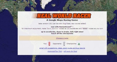 [Jeux] Course automobile utilisant Google Maps