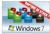 Microsoft solde Windows 7 …